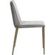 Renee Belfast Heather Grey / Bravo Metal Stackable Dining Chair, Set Of 2
